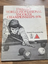 Embassy World Snooker Programme 1976