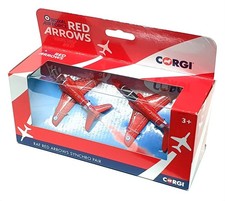 Corgi Diecast CS90687 - RAF Red Arrows Synchro Pair
