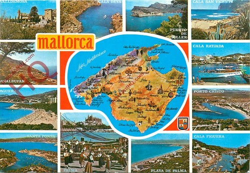 Picture postcard mallorca - postcard~,