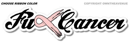 Cancer sticker ribbon pink - cancer,