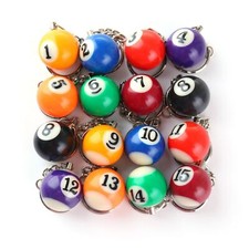 Pool Ball Keyring Lucky Colour