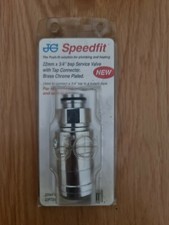 JG Speedfit 22mm x 3/4" BSP Bath Tap Connector John Guest 22PTSV