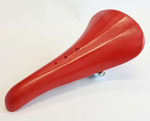 Old school bmx seat red - school,
