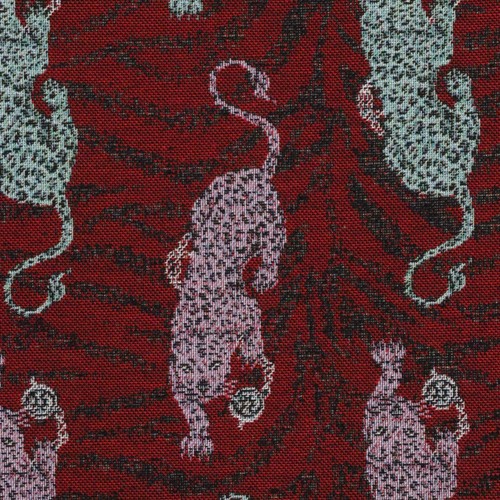 Panthera red animal - red, tapestry
