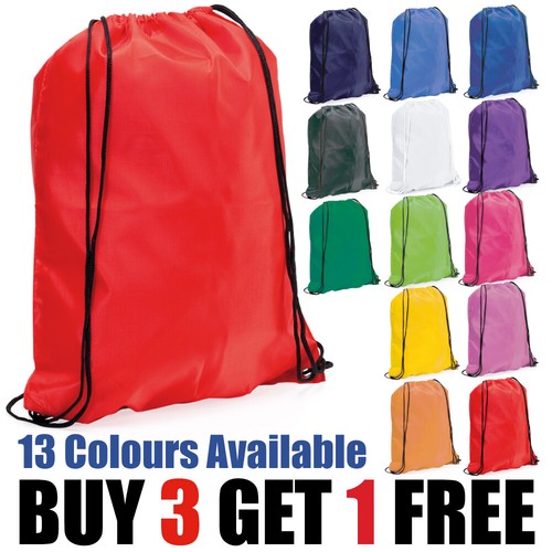 Nylon drawstring rucksack - nylon,