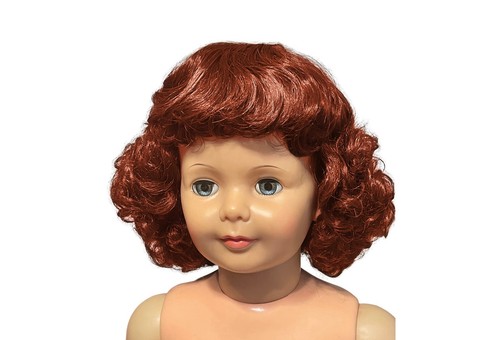 Vintage curly wig - curly, auburn