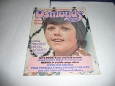 Osmonds World Magazine No 38 (December 1976) - Jimmy Osmond cover