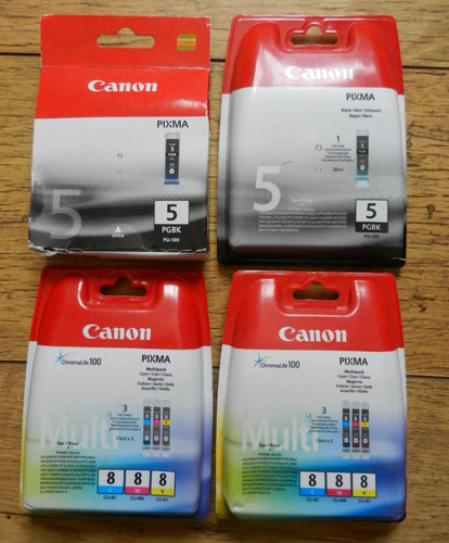 Genuine canon pgi cli set - pgi-5, cli-8