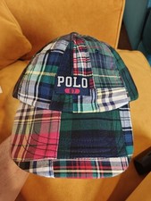 Polo Raloh Lauren Polo Sport madness check Cap Hat Stadium, 