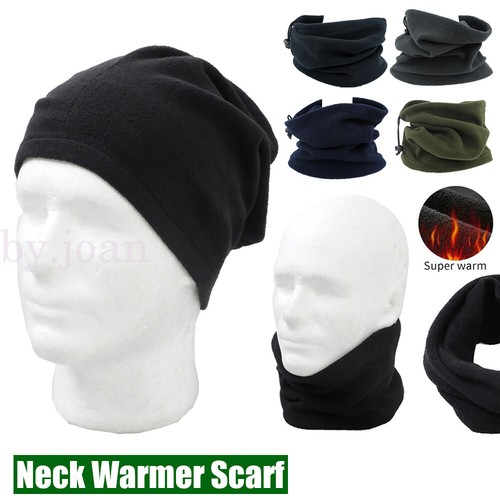 Neck warmer fleece black - warmer,