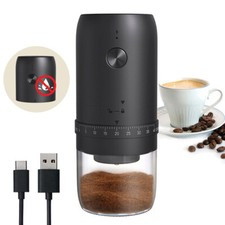 Portable Electric Coffee Grinder USB Rechargeable Coffee Bean Spice Mill Grinder