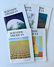 Scientific American  5 issues from 1977