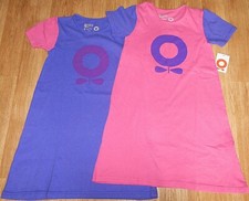 Organic cotton dress Katvig girl summer pink purple 12-18 m 2-3, 6-7 y BNWT