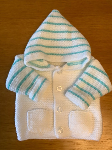 Beautifully handknitted baby