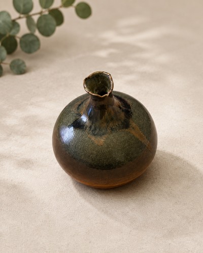 Vintage studio pottery bud - vintage,
