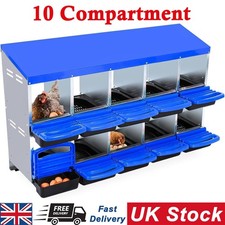 10-Compartment Poultry Nesting