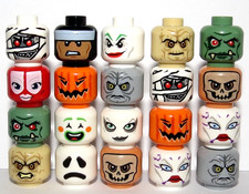 Lego 20 Minifigure Head