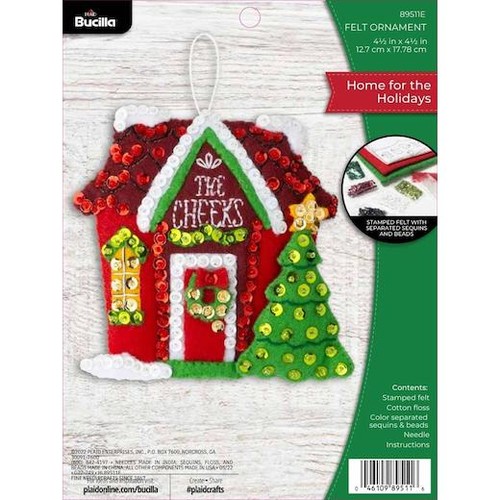 Bucilla felt ornament - felt,