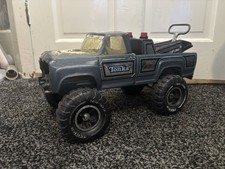 VTG 1970s Tonka 24hr Towing Metallic Gray Tow Truck Metal