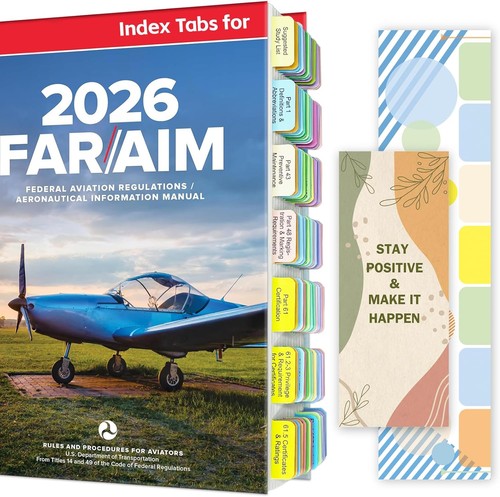 Index tabs for 2026 far - index, far/aim