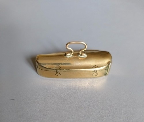 Antique brass violin case - violin,