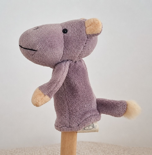 Vintage jellycat hippo - vintage, finger