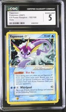 CGC 5 Vaporeon Gold Star 2007