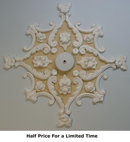 Plaster ceiling rose design - ceiling,