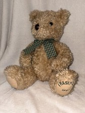 Vintage House of Fraser Bear 1997 Soft Plush Fraser Teddy With Bow