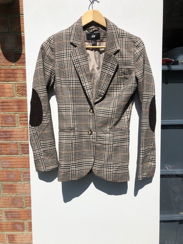 Cream check polyester - cream,