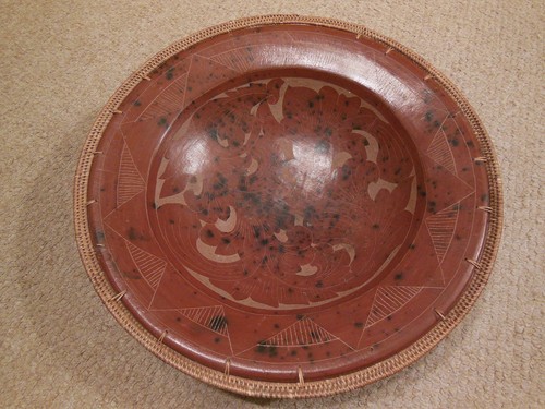 Rare large hand decorated - large,