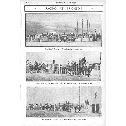 Horse racing scenes - scenes, a