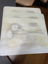 Kitchen Glass Worktop Stands X 3 Plus Serving Trays