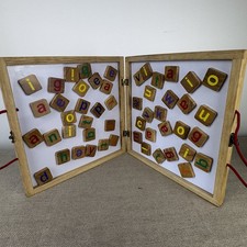 Wooden Magnetic Letter Board