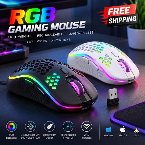 Rgb gaming mouse - rgb,