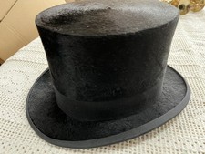 Vintage Top Hat Black 54cm