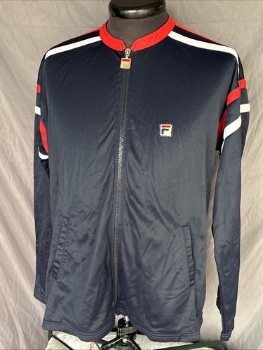 Vintage fila track - top, blue