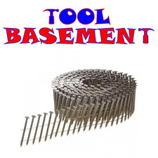 Bostitch Bright Ring Shank Coil Nails 2.1 x 35mm (Pack 24,500) - Box Damaged