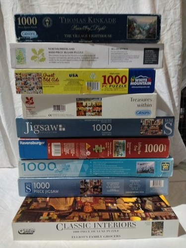 1000 piece jigsaw puzzles - jigsaw, x