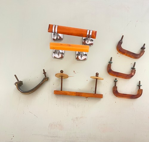 Vintage art deco handles job - vintage,