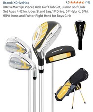 XDriveMax 5/6 Pieces Kids Golf