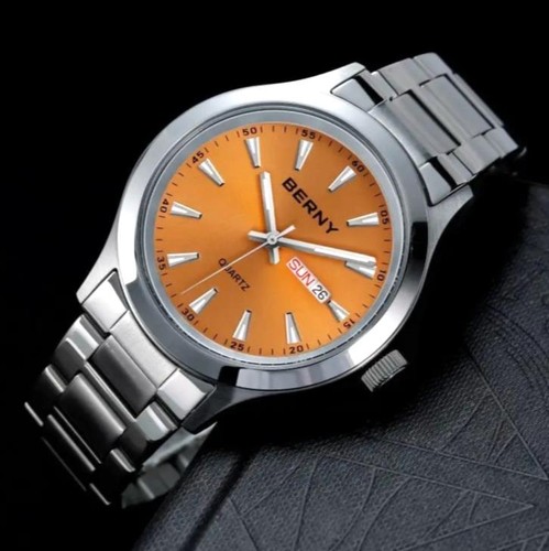 44mm berny quartz - quartz, men's