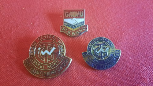 Three vintage unions - three,
