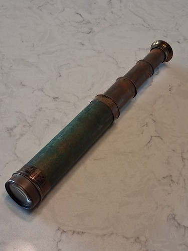 Antique brass three draw - three,