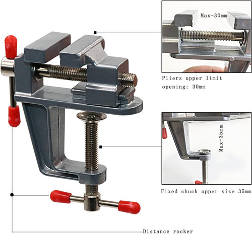 Mini jeweler table clamp small - mini,