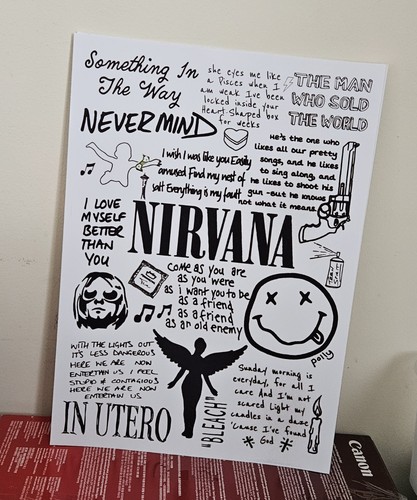 Nirvana lyrics music artwork - lyrics,