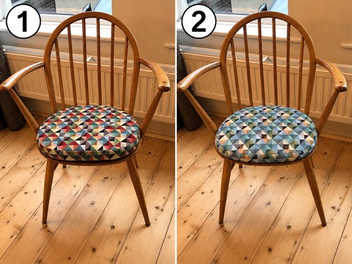 New seat cushions - seat, ercol