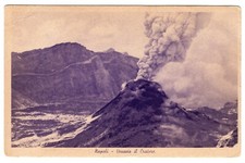 Vesuvius Volcano Crater near