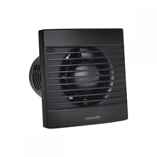 100MM 4 INCH Silent BLACK TIMER EXTRACTOR FAN MODERN STYLISH DESIGNER BATHROOM