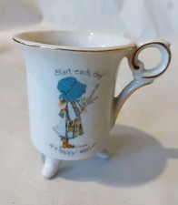 Holly Hobbie Mug. RARE 3 footed Version